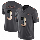 Nike Buccaneers 3 Jameis Winston 2019 Salute To Service USA Flag Fashion Limited Jersey Dyin,baseball caps,new era cap wholesale,wholesale hats